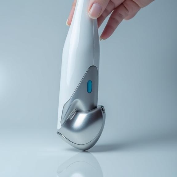 Dispositivo de crioterapia facial de Frostara en uso